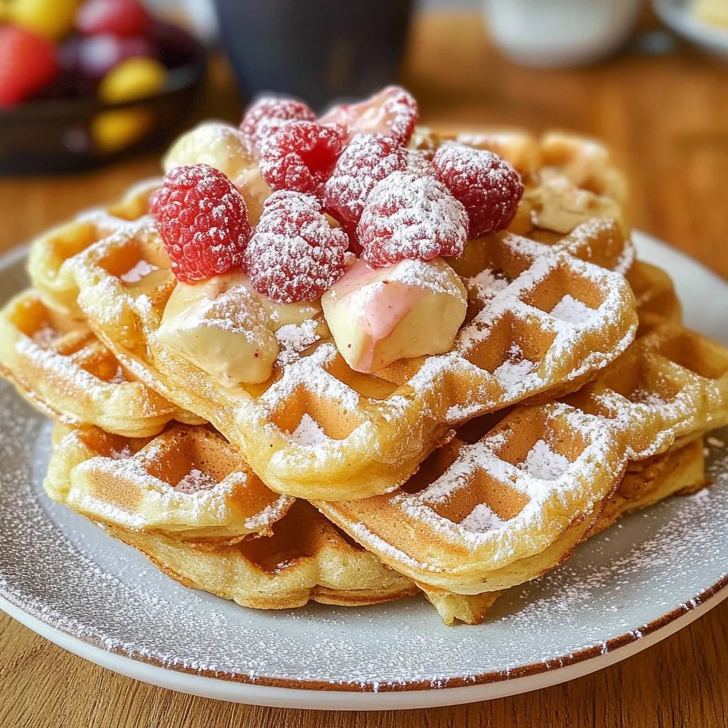 Frische Waffelteig Mischung für alle Formen