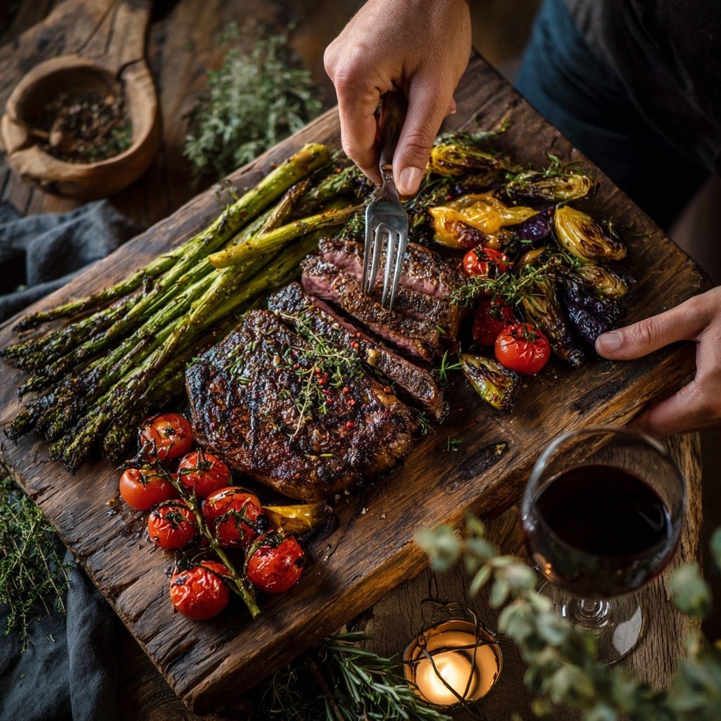 Valentins Dinner exklusiv drei Gänge