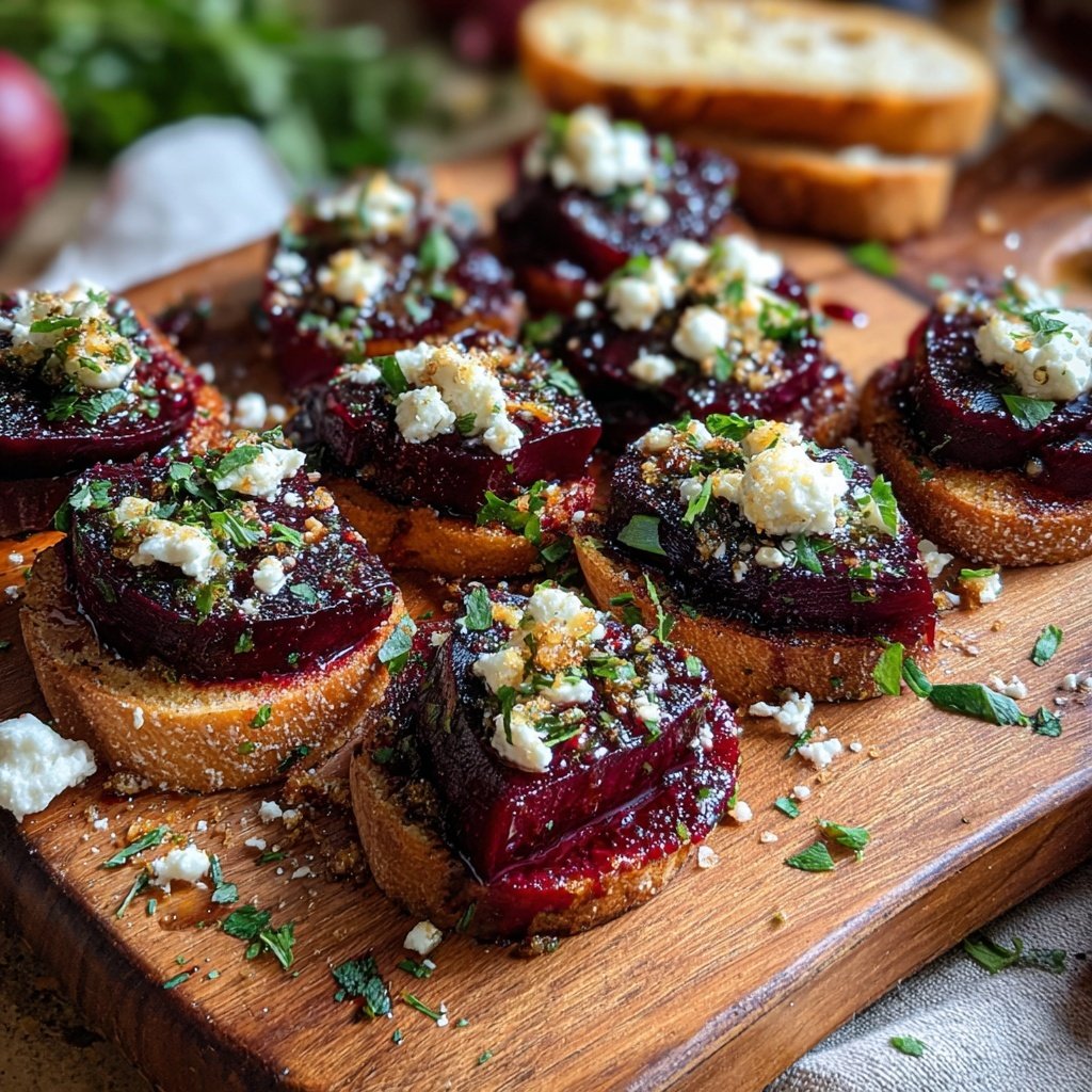 Zesty Roasted Beet Appetizers