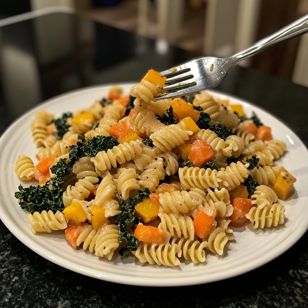 Schnelle-und-Einfache One-Pot-Pasta mit Wintergemüse