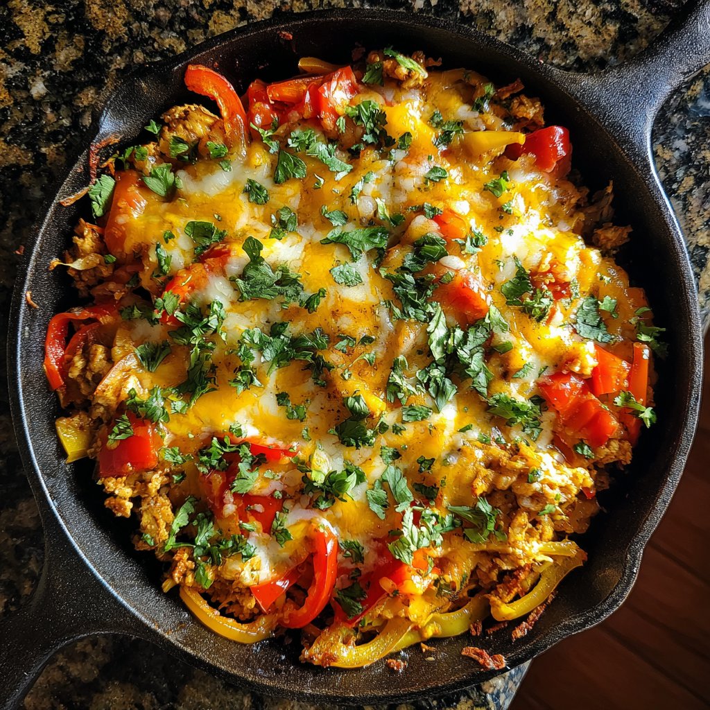 Truthahn Taco Pfanne