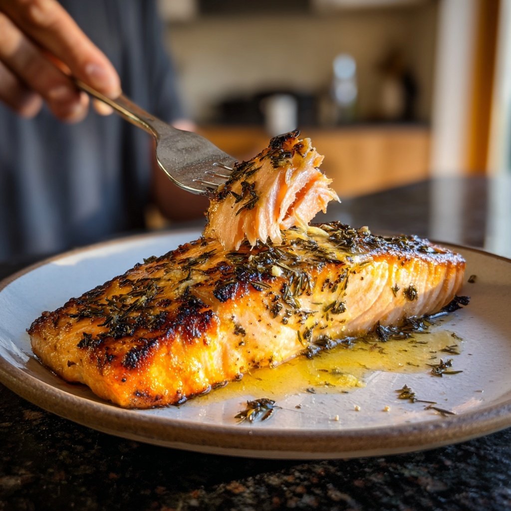 Gegrillter Lachs Mit Zitronenbutter