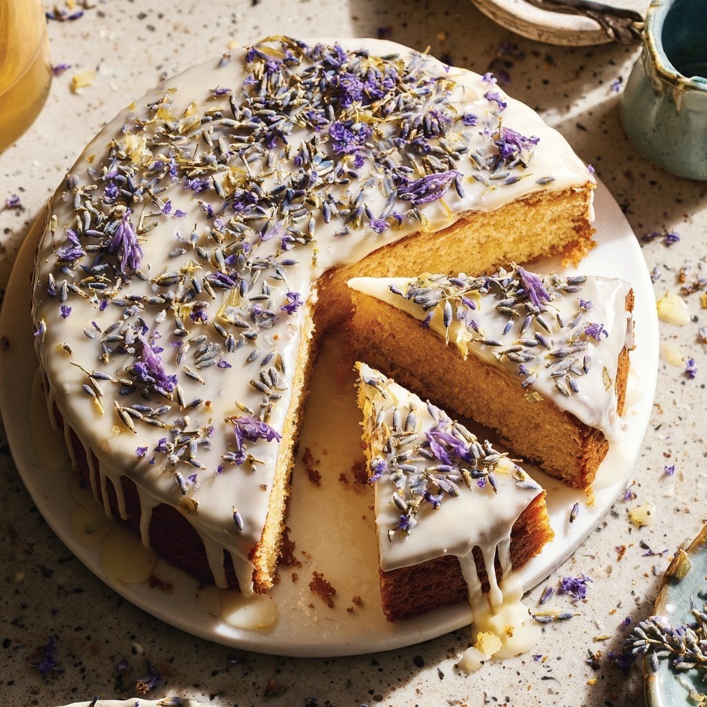 Galentine’s Lavendel Honig Kuchen