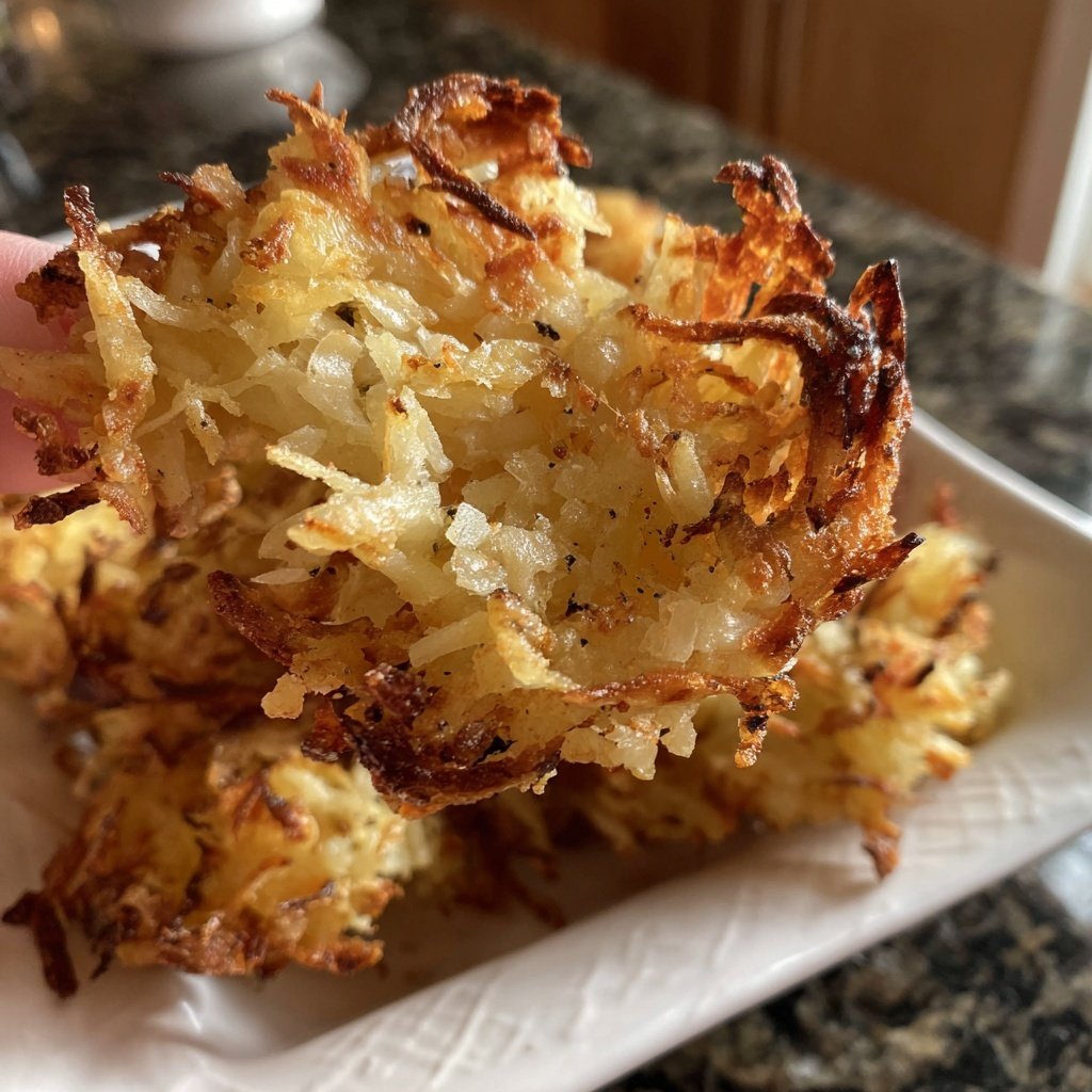 Knusprig geschlagene Kartoffeln Knoblauch