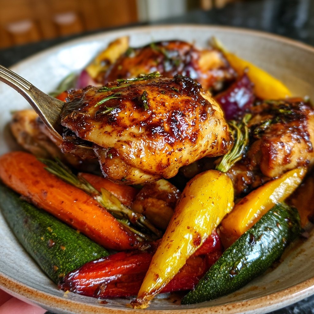 Einpfannen Balsamico Hähnchen