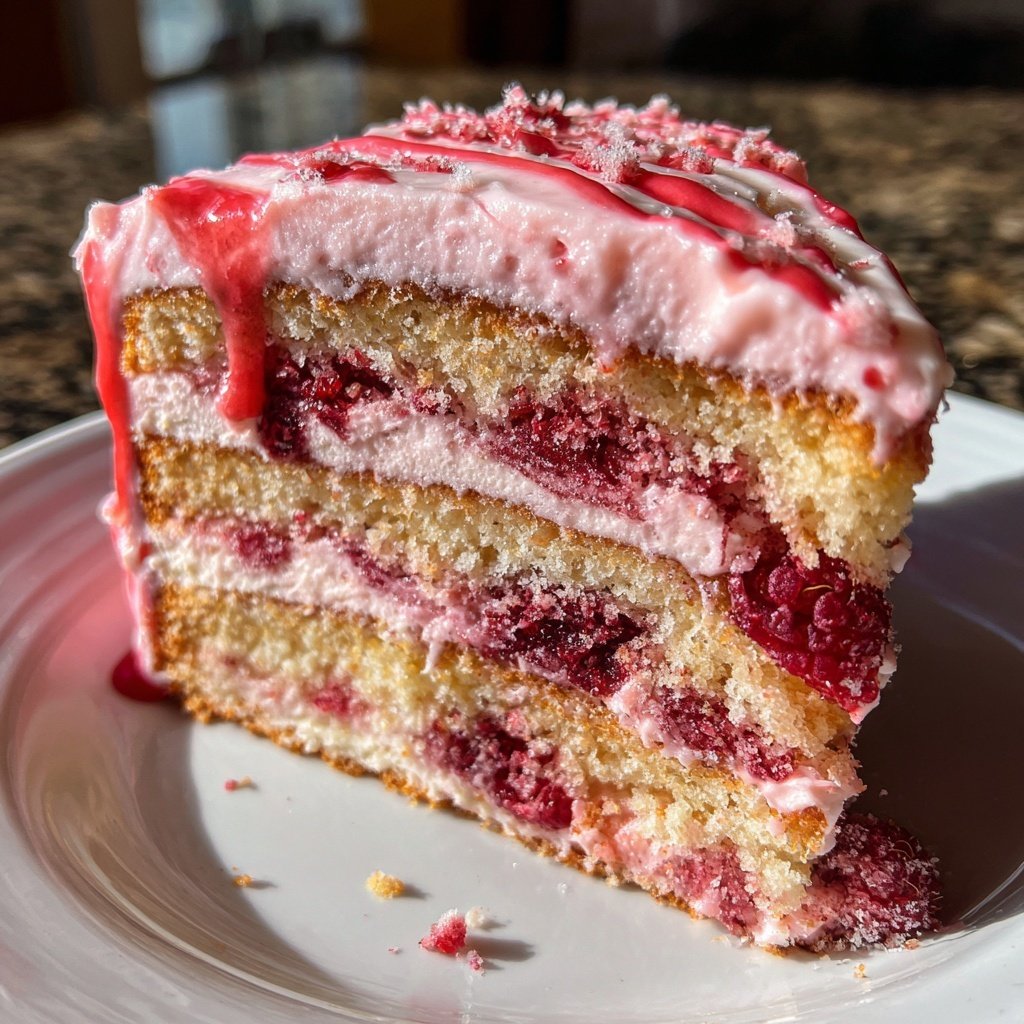 Galentine’s Himbeer Rosen Kuchen