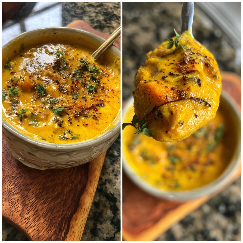 Goldene Kurkuma-Gemüsesuppe