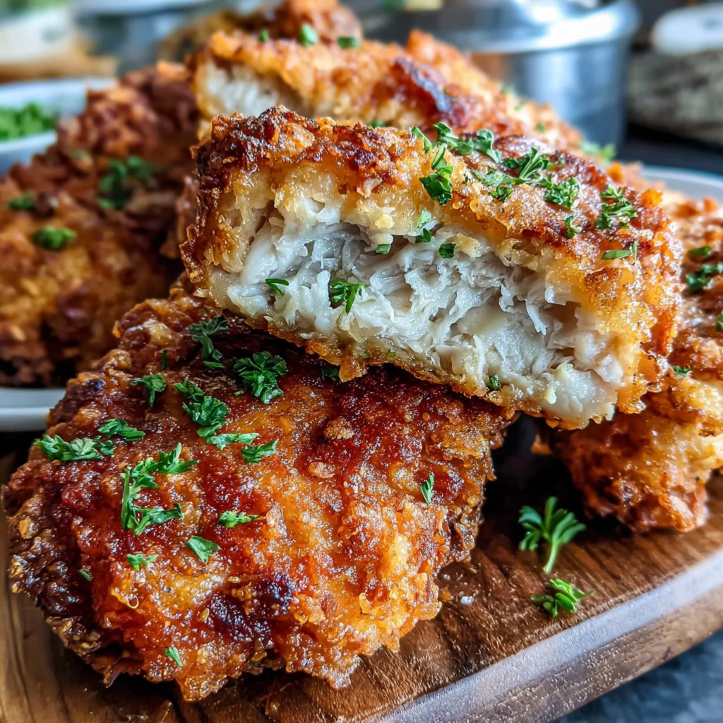 Knuspriges Heißluftfritteusen Hähnchen