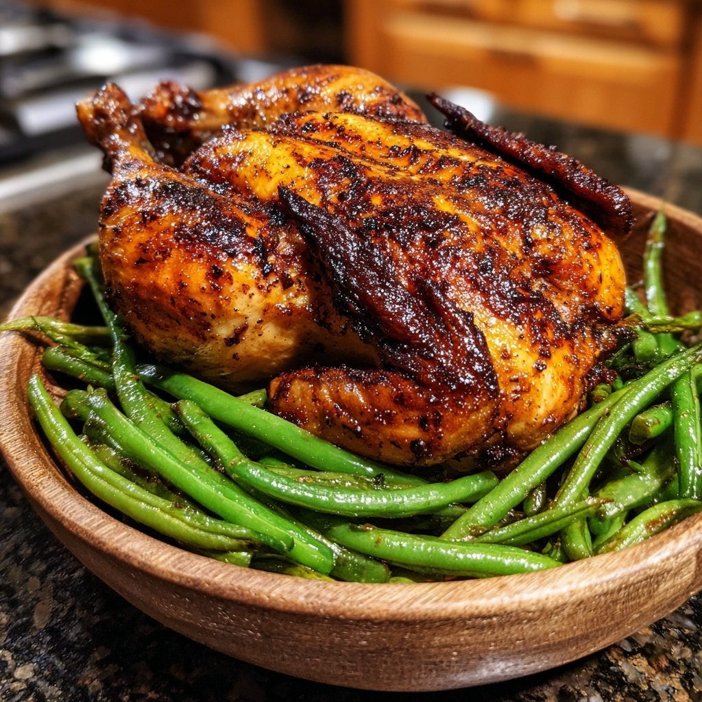 Toskanisches Hähnchen mit Bohnen