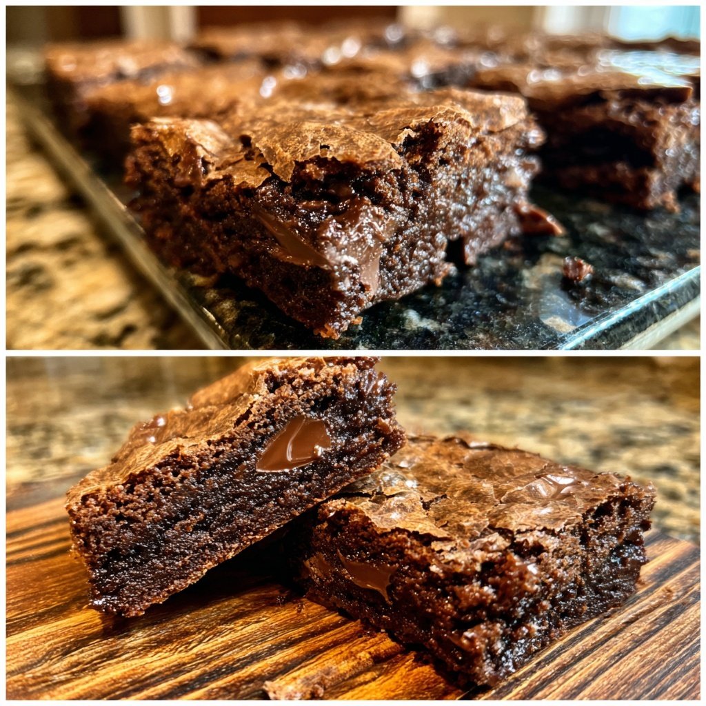Fudge Topfen Brownies