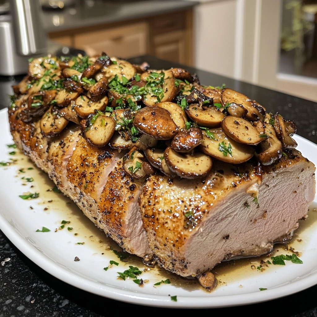 Schweinefilet mit Waldpilzen