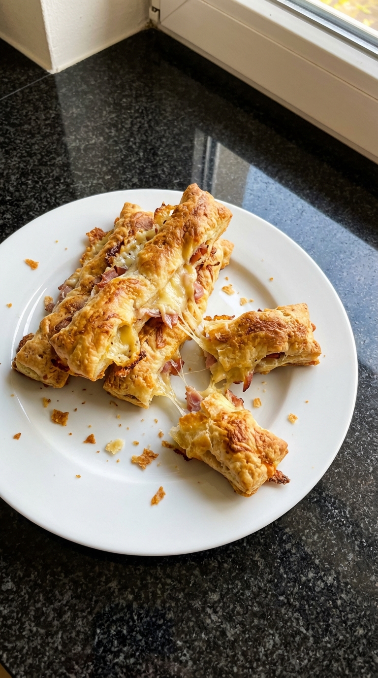 Käse Sticks mit Schinken