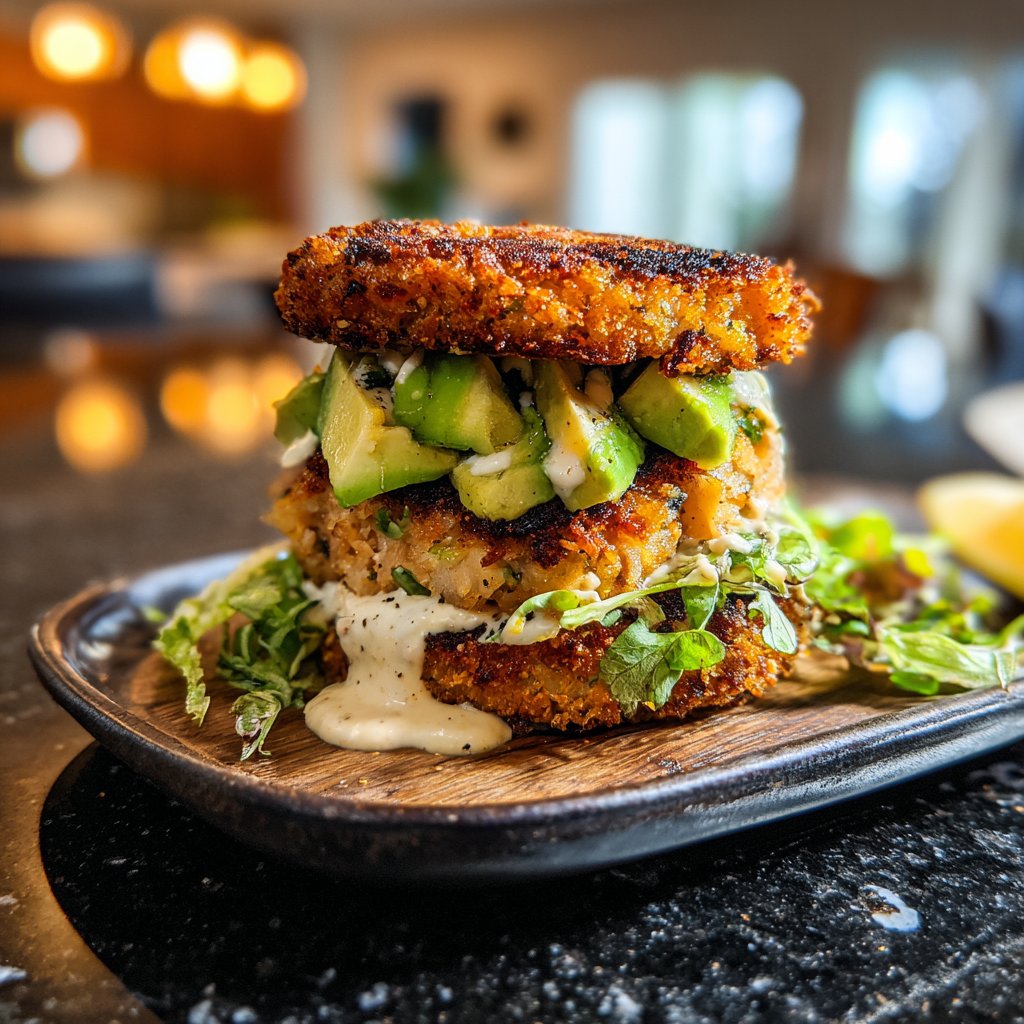 Knusprige Lachs-Burger