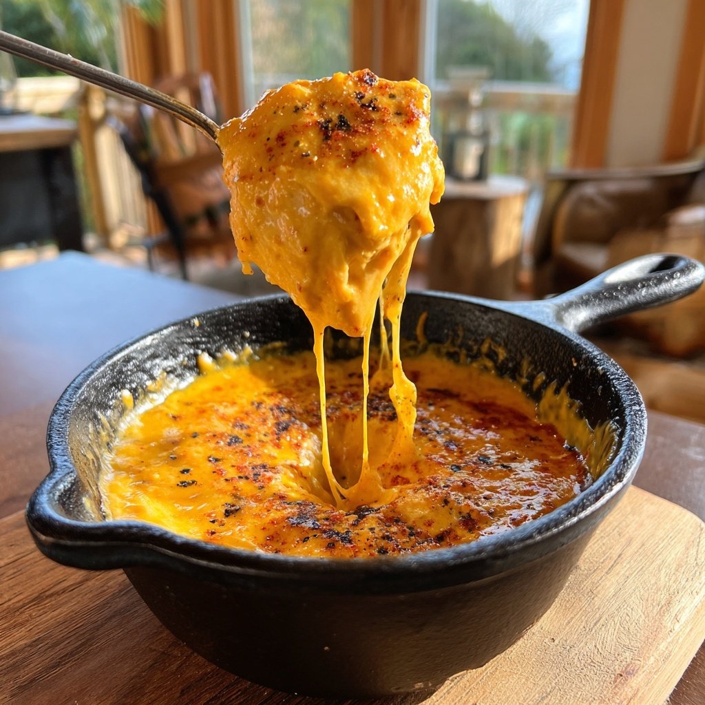 Mesquite Chili Cheddar Fondue