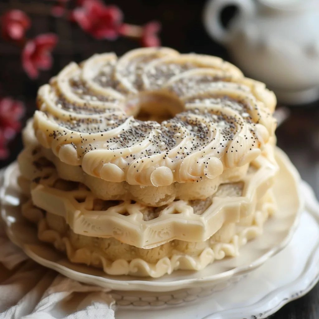 Mohn Marzipan Kringel