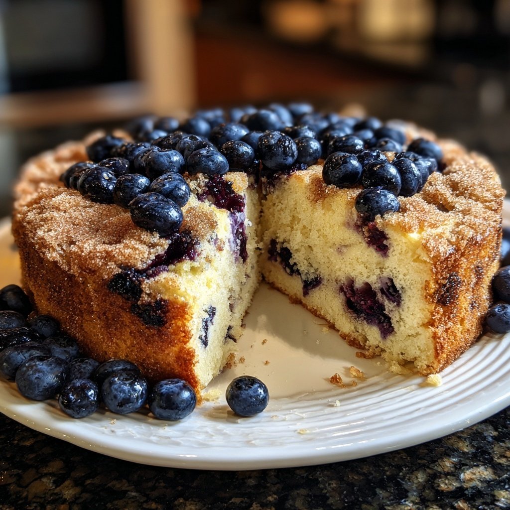 Blaubeeren Zitrone Sauerteig mit Zimtzucker