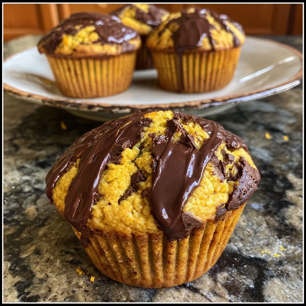 Fruchtige Orangen Schoko Cupcakes