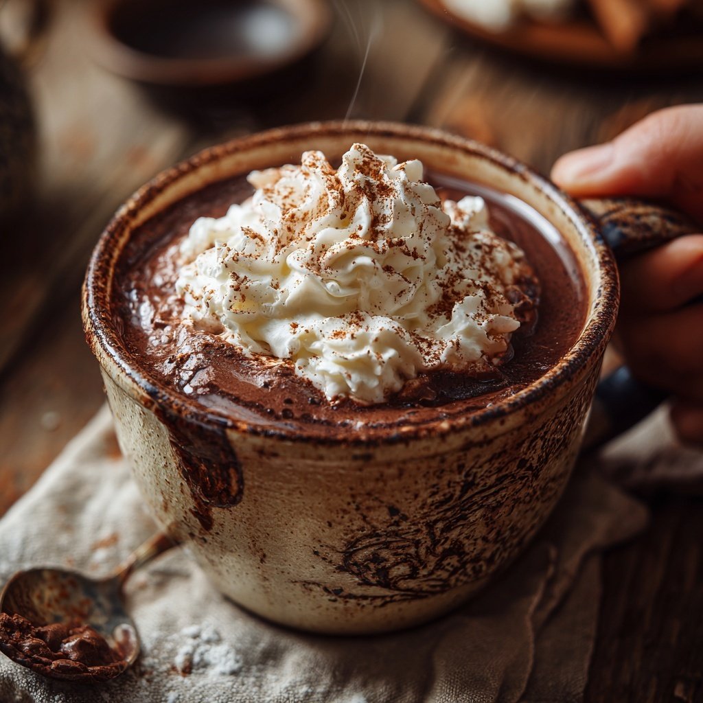 Heiße Schokolade mit Rotwein: das Rezept