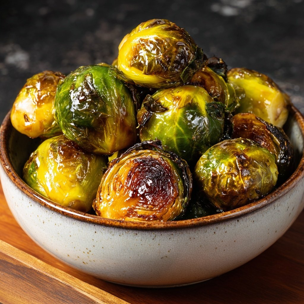 Rosenkohl Honig Senf glasiert