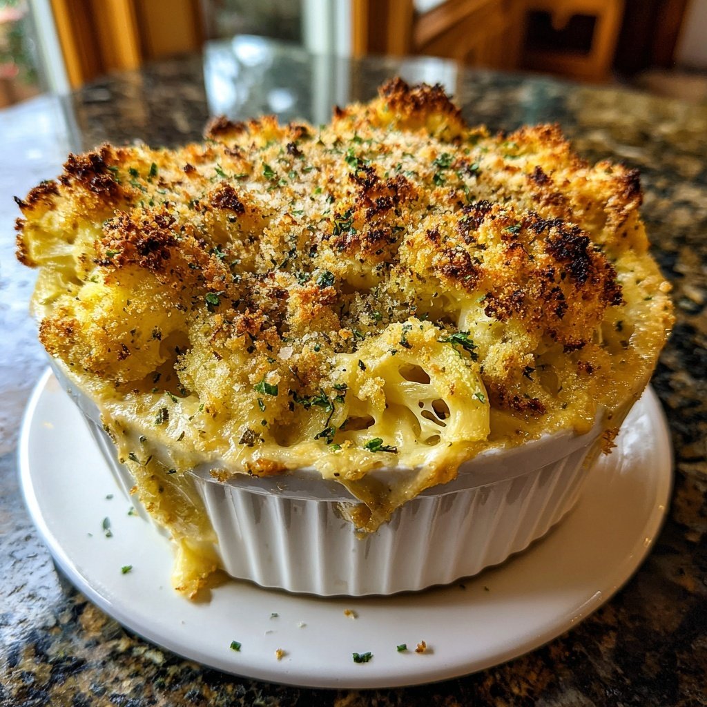 Parmesan Blumenkohl Auflauf