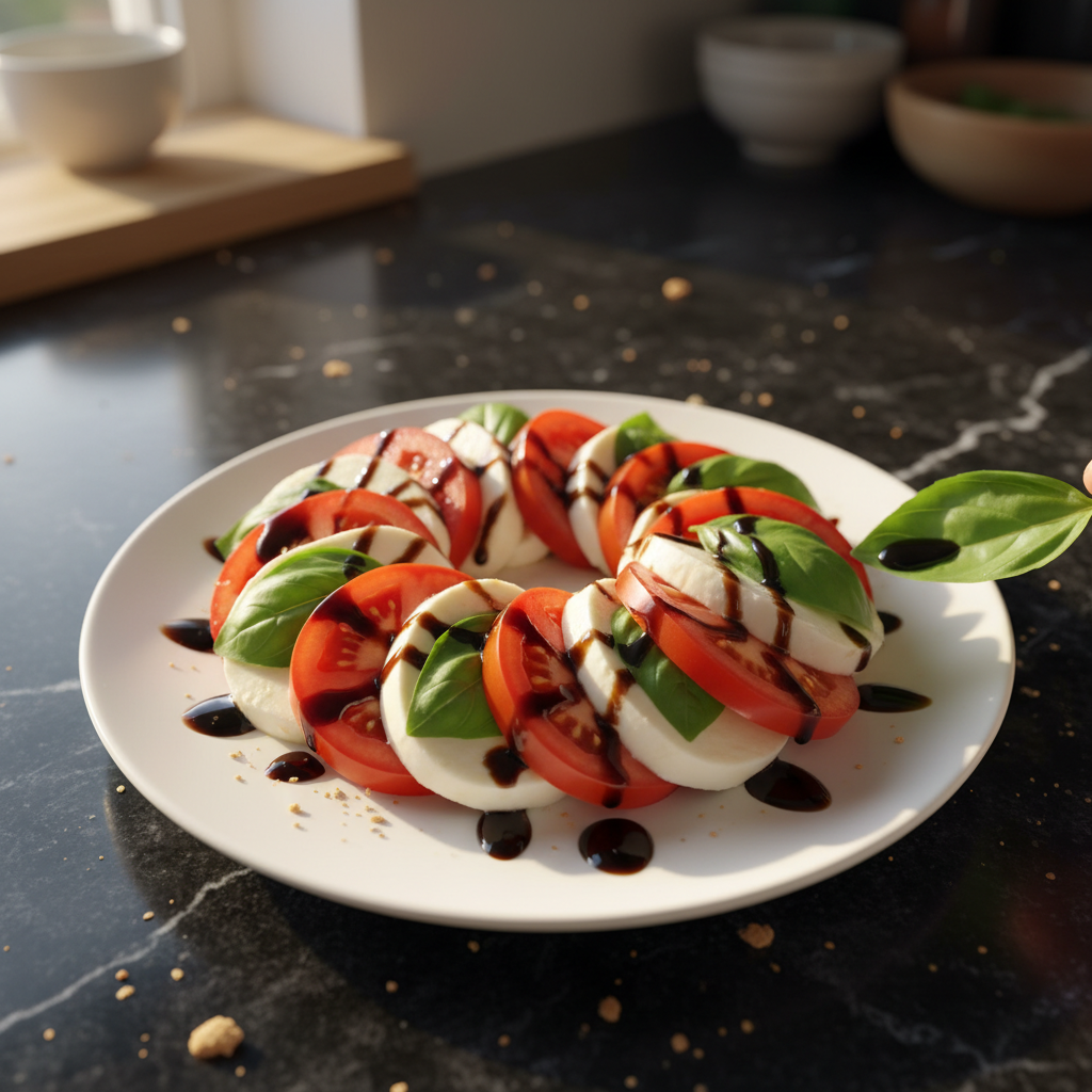 Valentinstags Caprese Salat