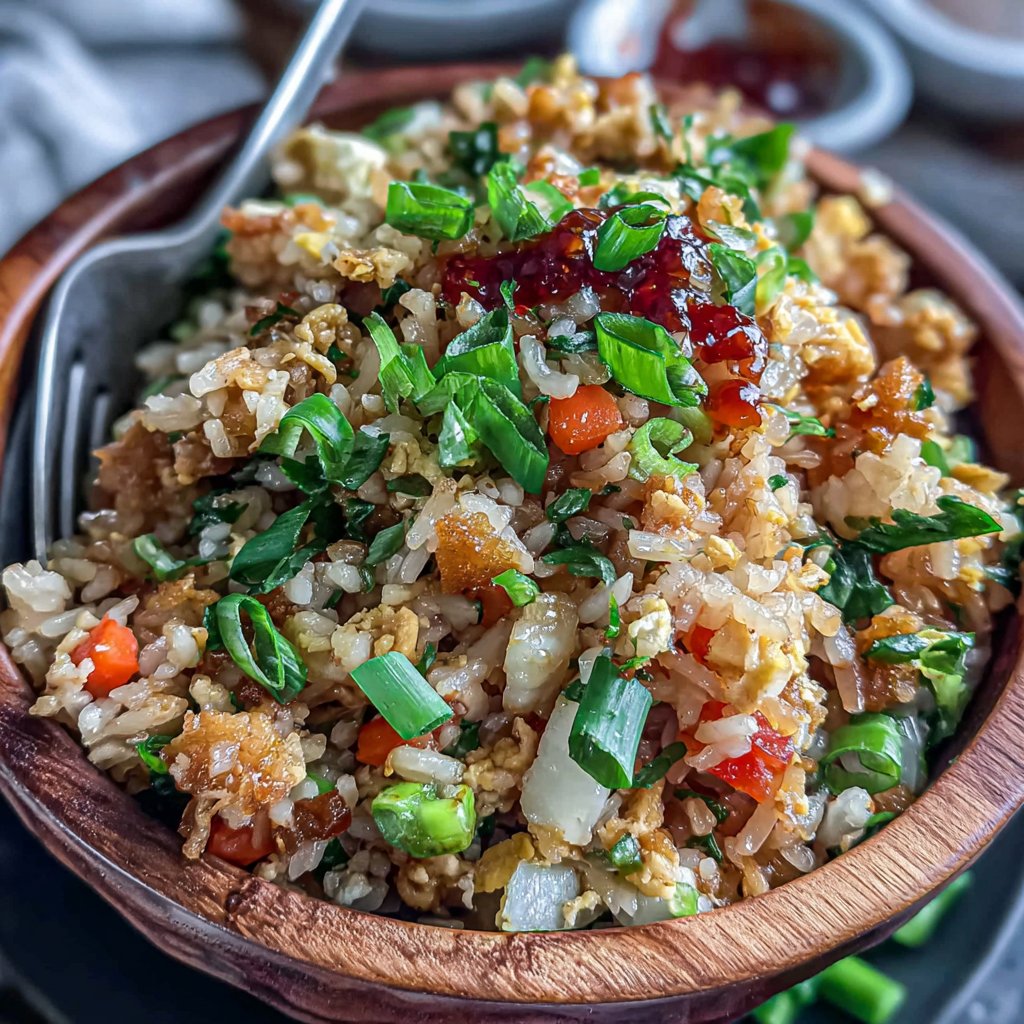 Eiweiß Gebratener Reis