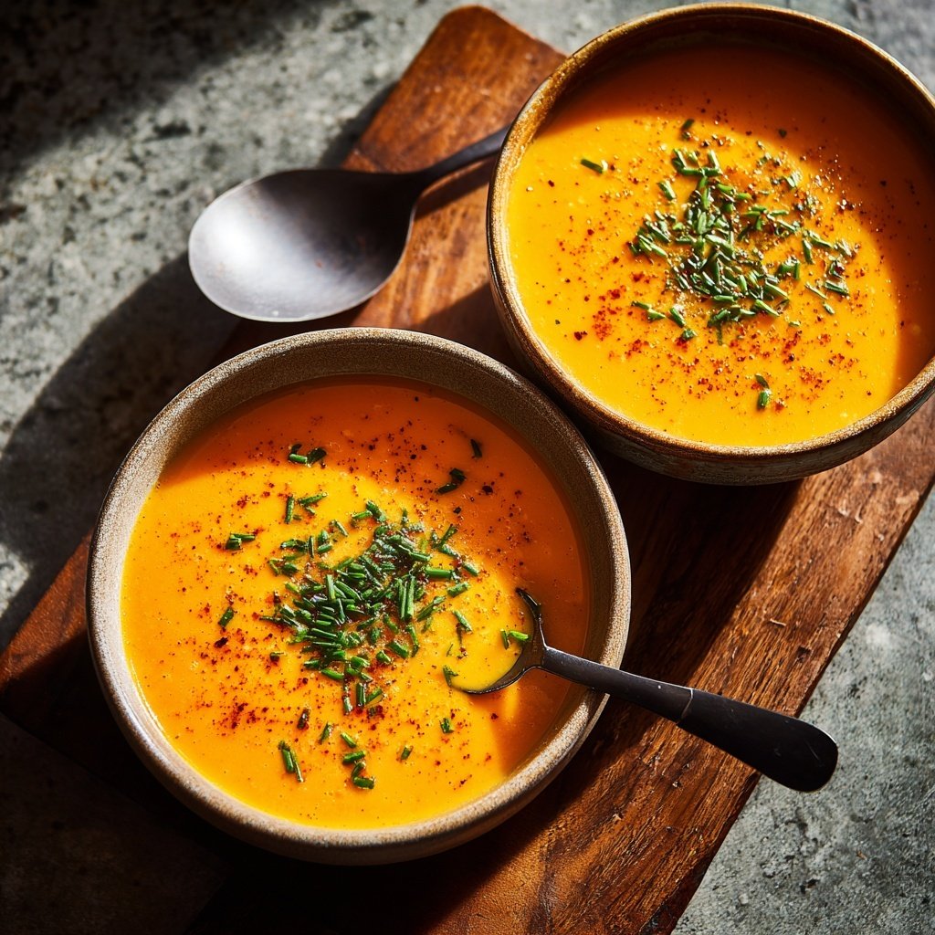 Karotten Ingwer Cremesuppe