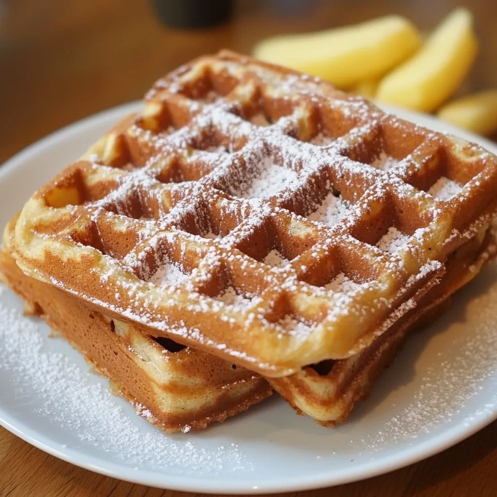 Vegane Waffeln ohne Zucker