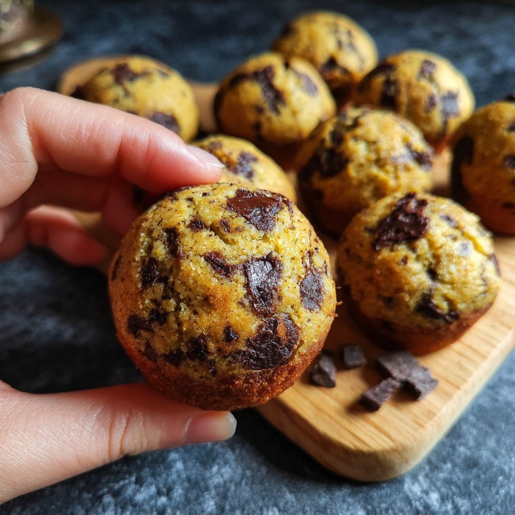 Bananen Schoko Chip Energie Bällchen