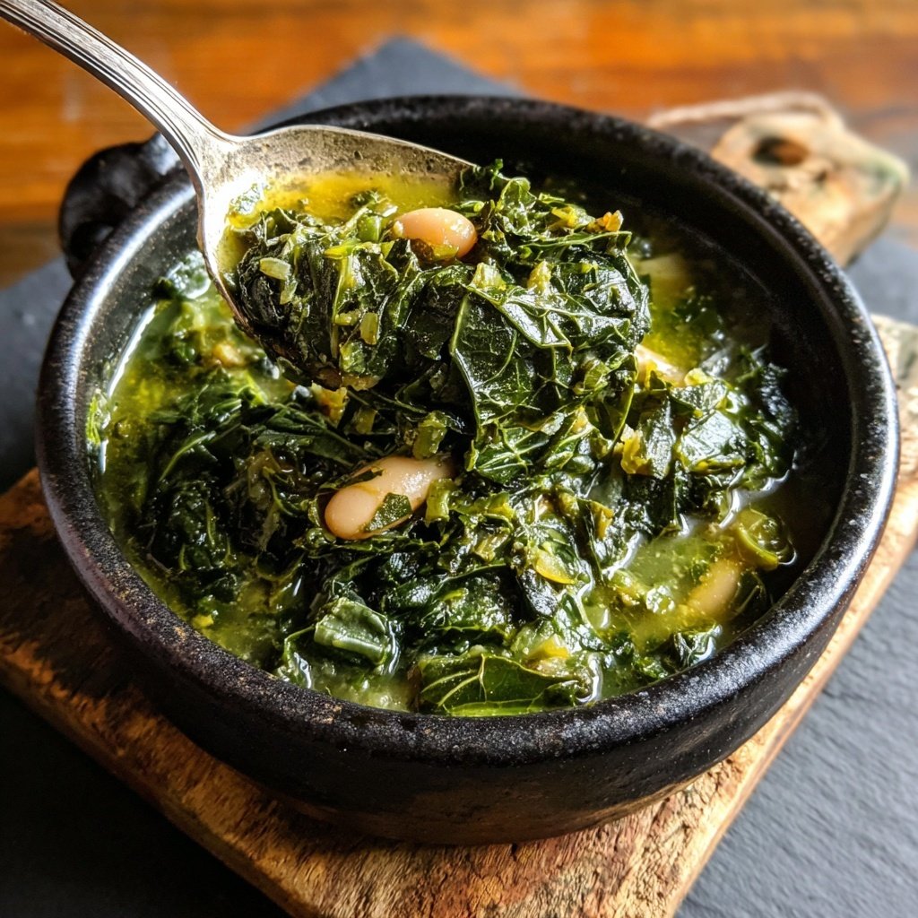 Grünkohl-Weißbohnen-Ragout