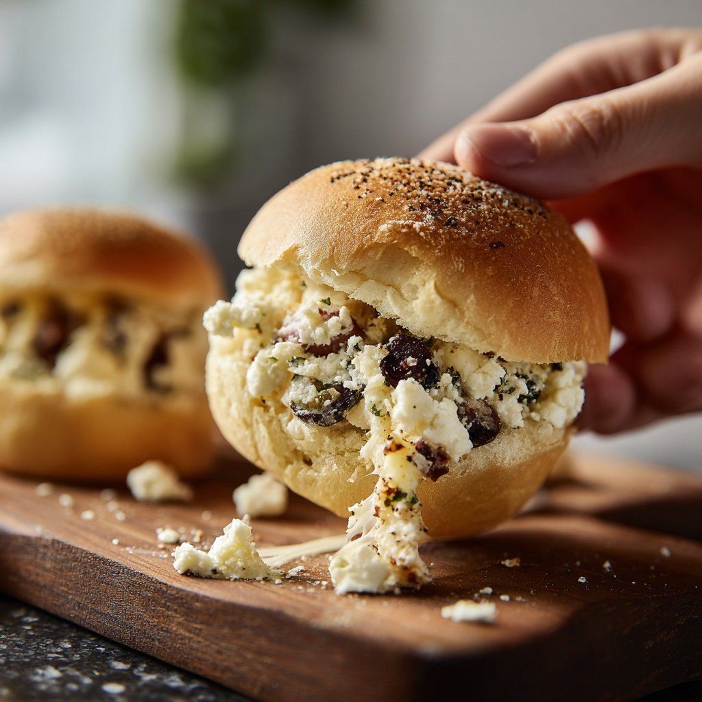 Feta und Oliven Slider Genuss