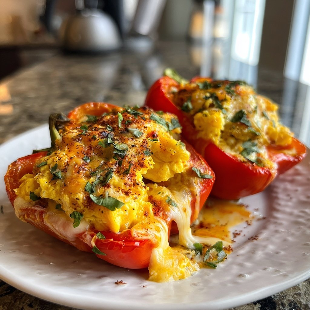 Frühstück Gefüllte Paprika