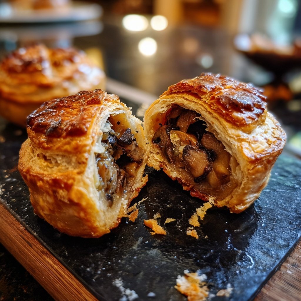 Mini Beef Wellington mit Pilzen