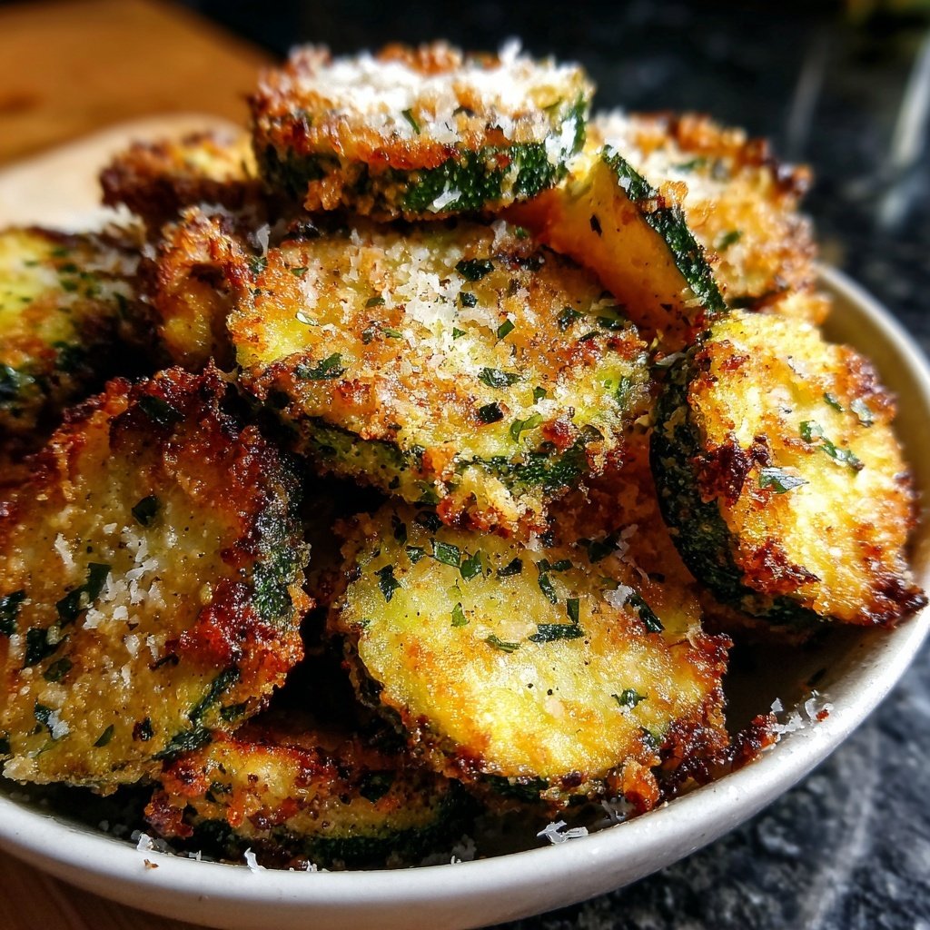Zucchini Pommes mit Parmesan Airfryer